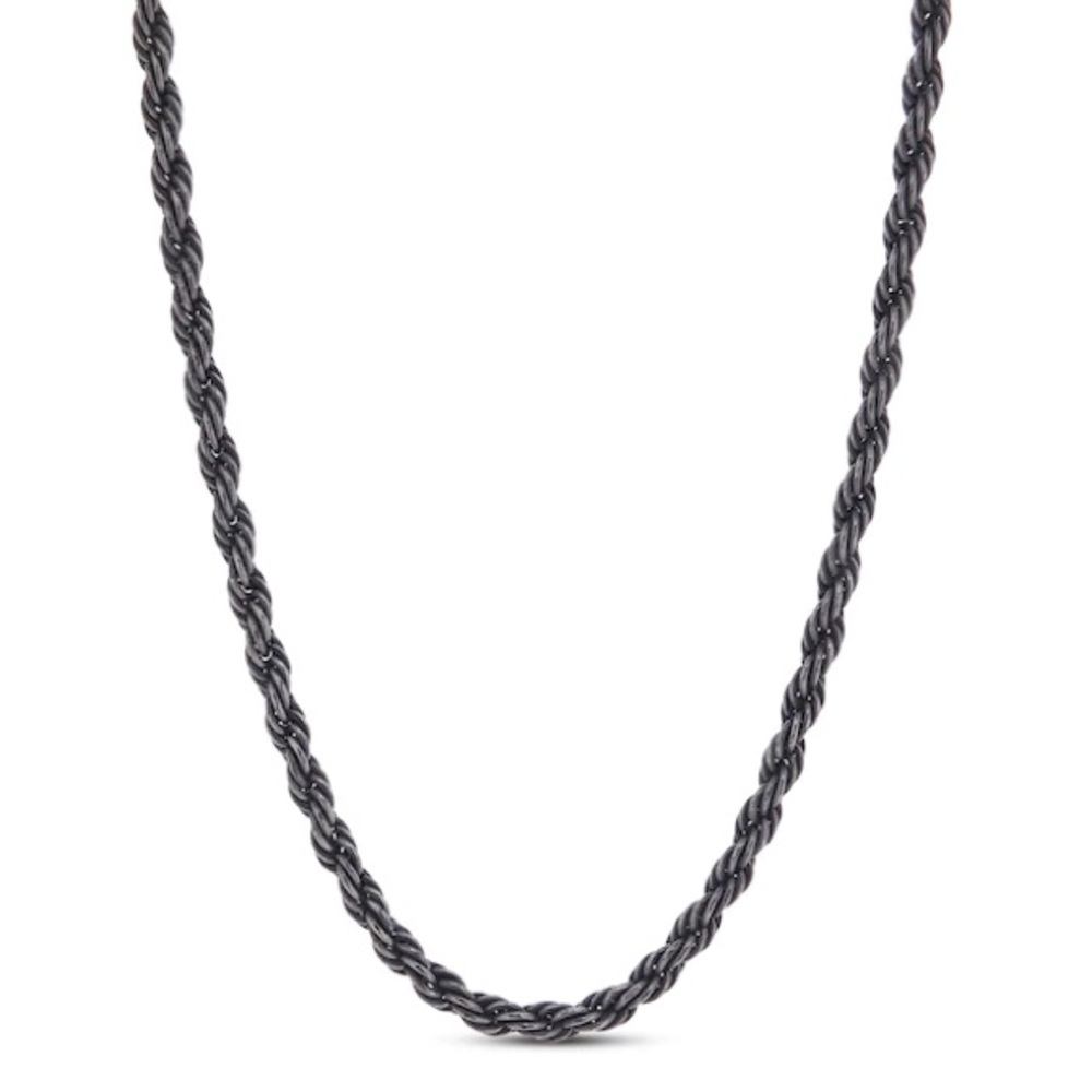 Stainless Steel Rope 3mm Chain Necklace Unisex
